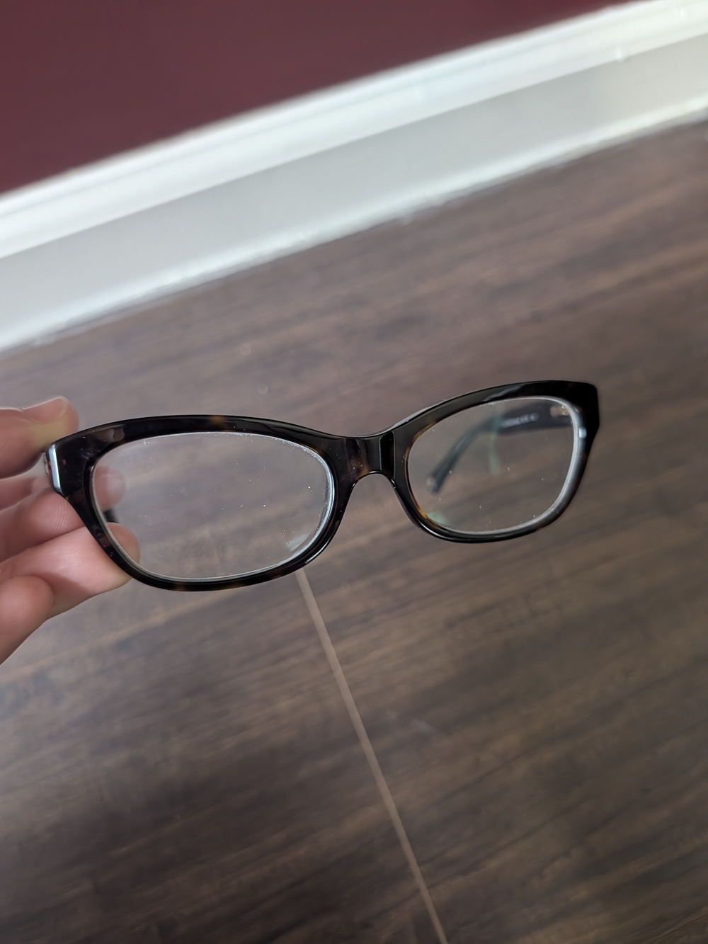 COACH Dahlia Dark Tortoise Shell Brown HC 6045 Women's Cat Eye Eyeglasses W Case